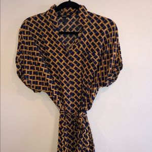 Bold print dress/long tee